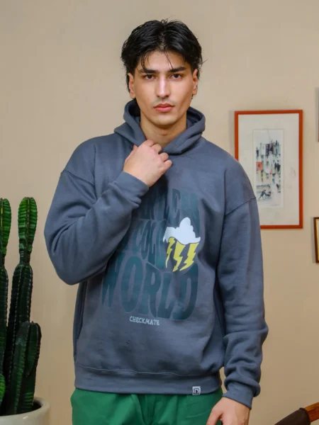 HEARTLESS IN A COLD WOLRD OVERSIZED HOODIE