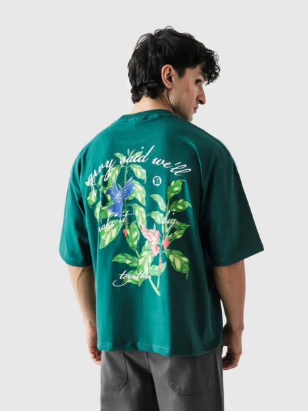 GREEN HUMMINGBIRD Dropshoulder