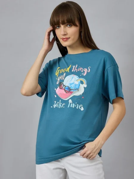 Trendy Typography Dropshoulder